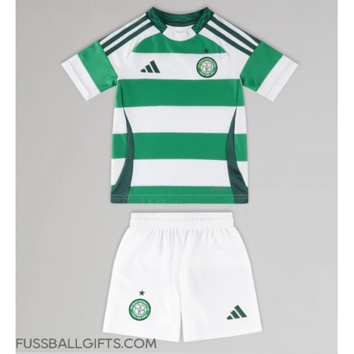 Celtic Fußballbekleidung Heimtrikot Kinder 2024-25 Kurzarm (+ kurze hosen)